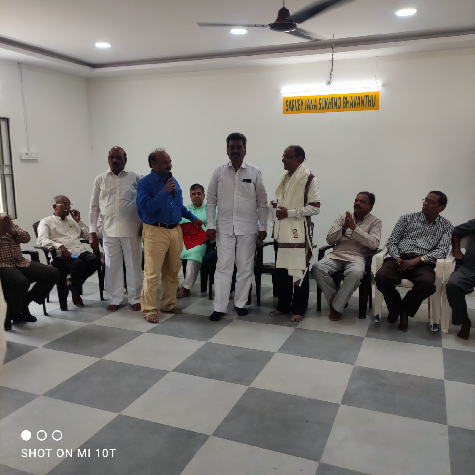 6. Honouring Dr. Jayanth Kumar by Old studient in Get-together party
  
